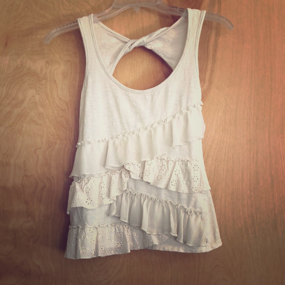Open twist-back tank Size S